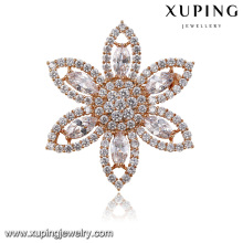 00026-xuping diamond jewelry brooch,gold plated wholesale bulk brooch